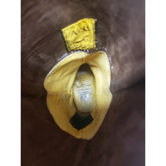 Adams Boots Brown Heeled w. Strings to Tie Around for Design - Size 8 - Picture 7 of 9